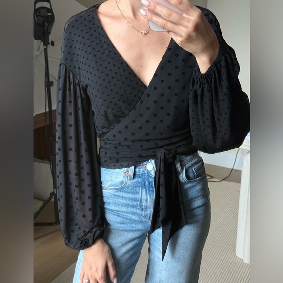 REVOLVE x Tularosa Celine wrap top - Picture 5 of 6